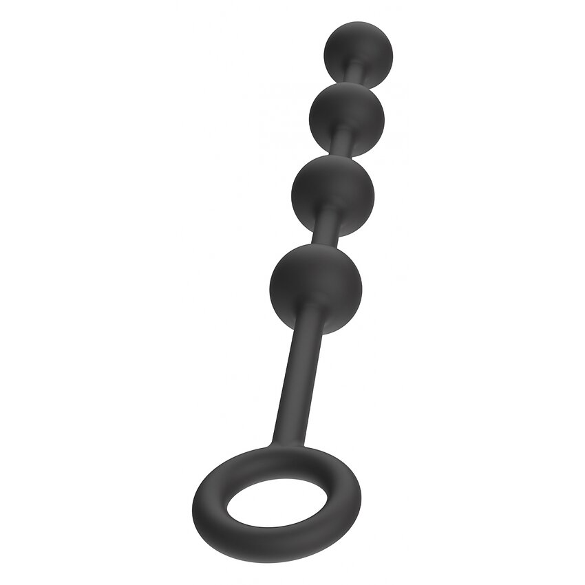 Bile Anale Cu Inel De Siguranta Negru