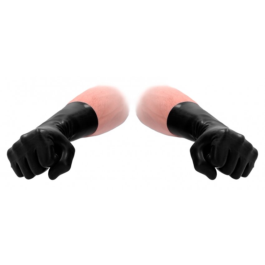 Manusi Latex Short Fist It Negru