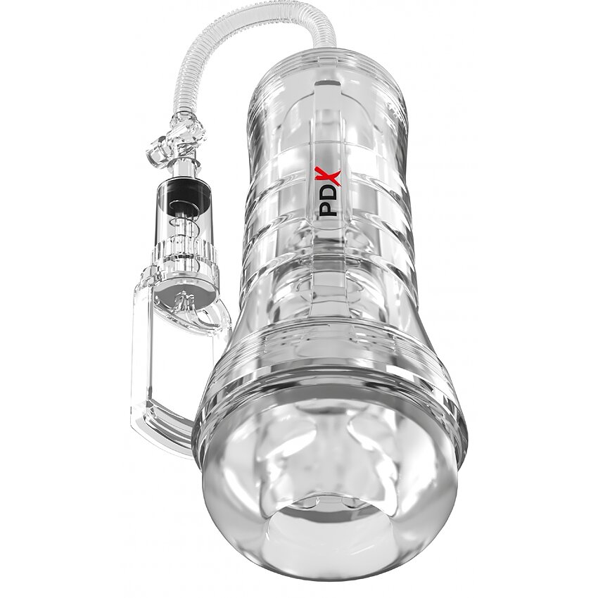 Stroker Transparent Cu Pompa Ez-grip