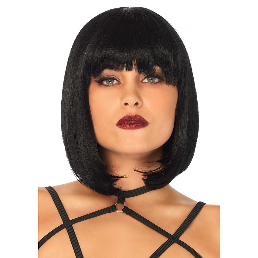 Peruca Short Natural Bob Negru