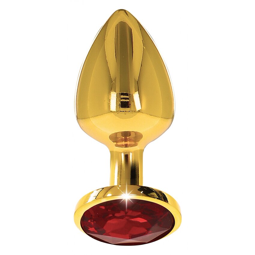 Anal Plug With Diamond Jewel S Auriu