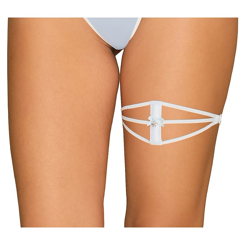 Jartieră Obsessive A760 Alb