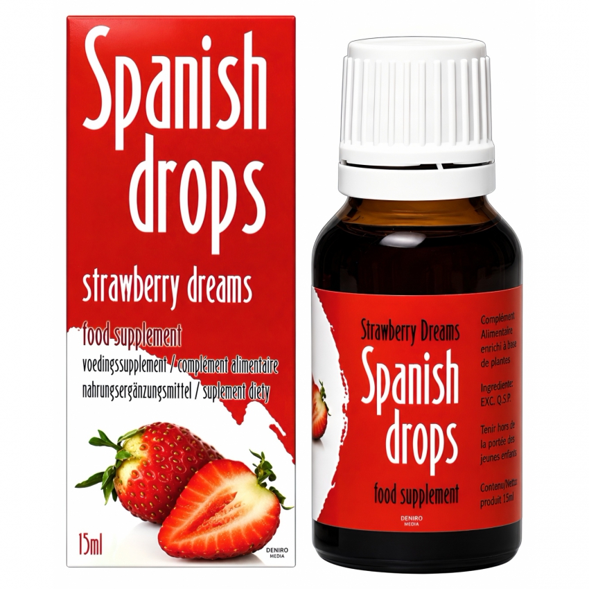 Picaturi Afrodisiace Cobeco Spanish Fly Capsuni 15ml
