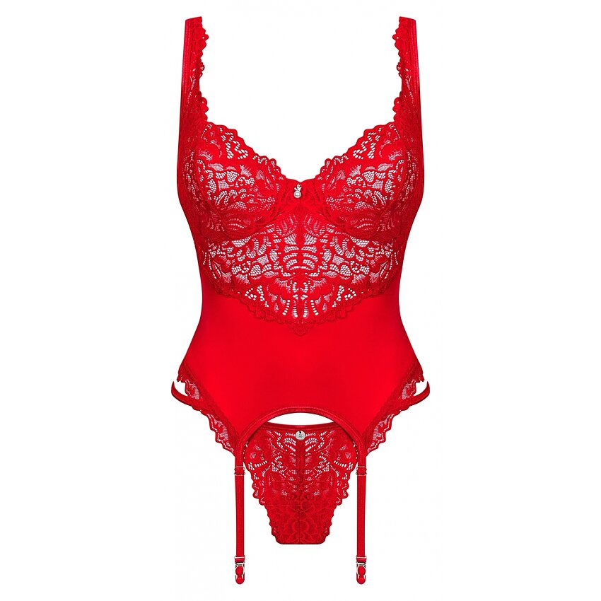 Corset Obsessive Amor Cherris Rosu