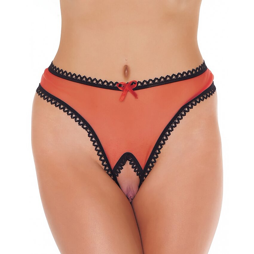 Chilot Amorable Open Arya Roșu