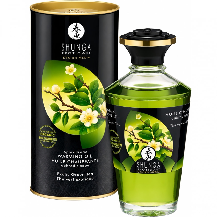 Ulei Afrodisiac Shunga Ceai Verde 100 Ml