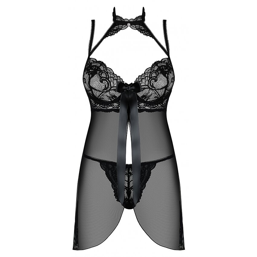 Babydoll Obsessive Elizenes Negru