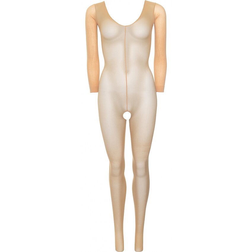 Catsuit Leg Avenue Long Sleeves Natural