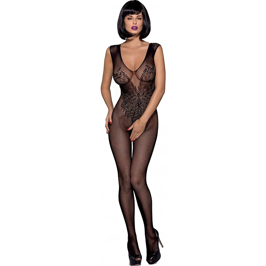 Catsuit Obsessive N112 Negru