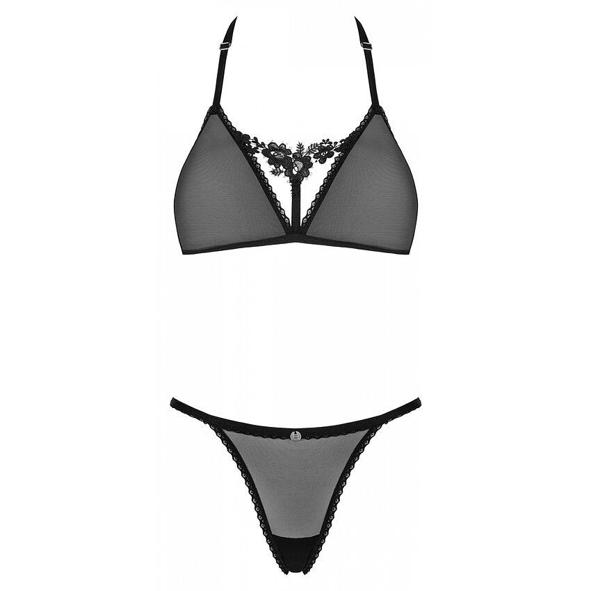 Set Obsessive Celia Noir 2 Piese Negru