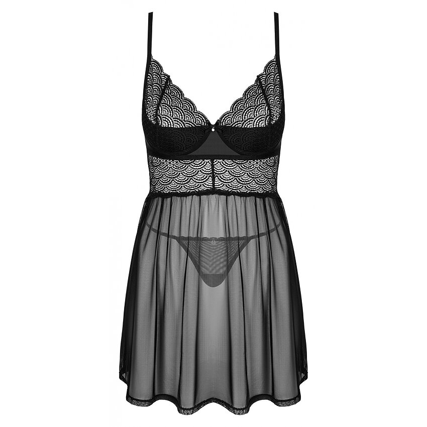 Babydoll Obsessive Chemeris Negru