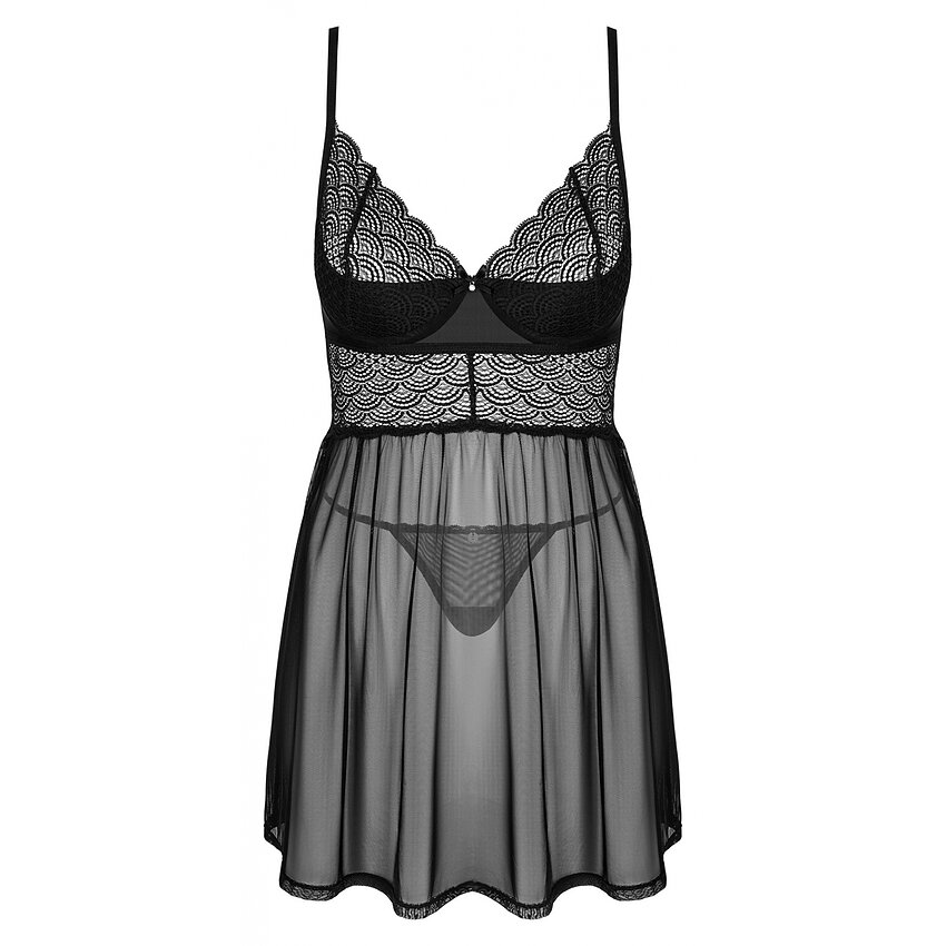 Babydoll Obsessive Chemeris Negru