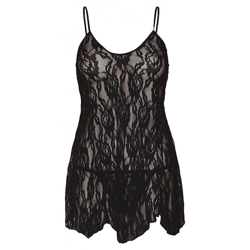 Chemise Leg Avenue Rose Lace Flair Negru