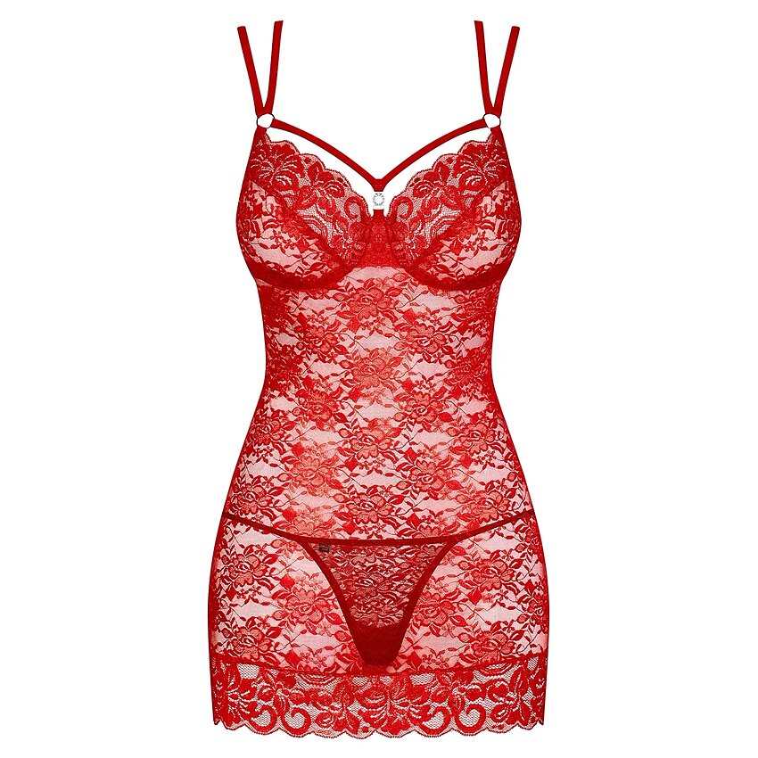 Chemise Obsessive 860-CHE Rosu