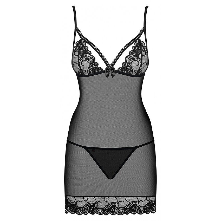 Chemise Obsessive Wonderia Negru