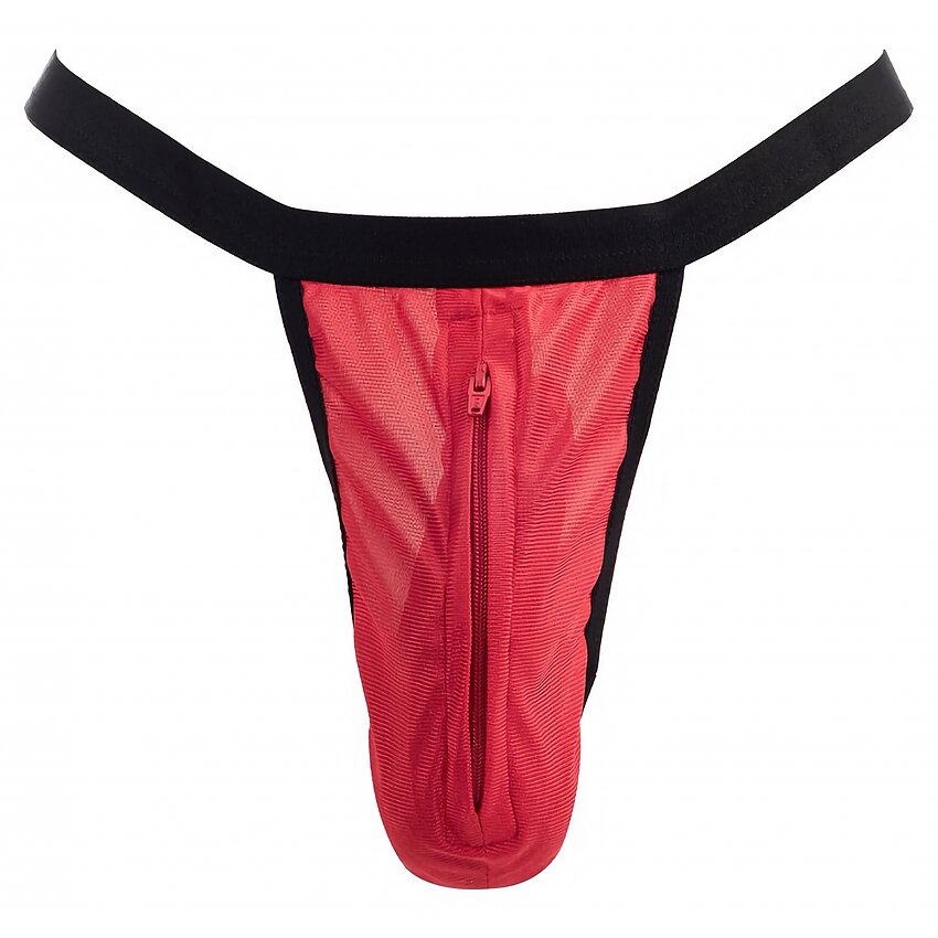 Chilot Amorable Lucas With Zipper Rosu