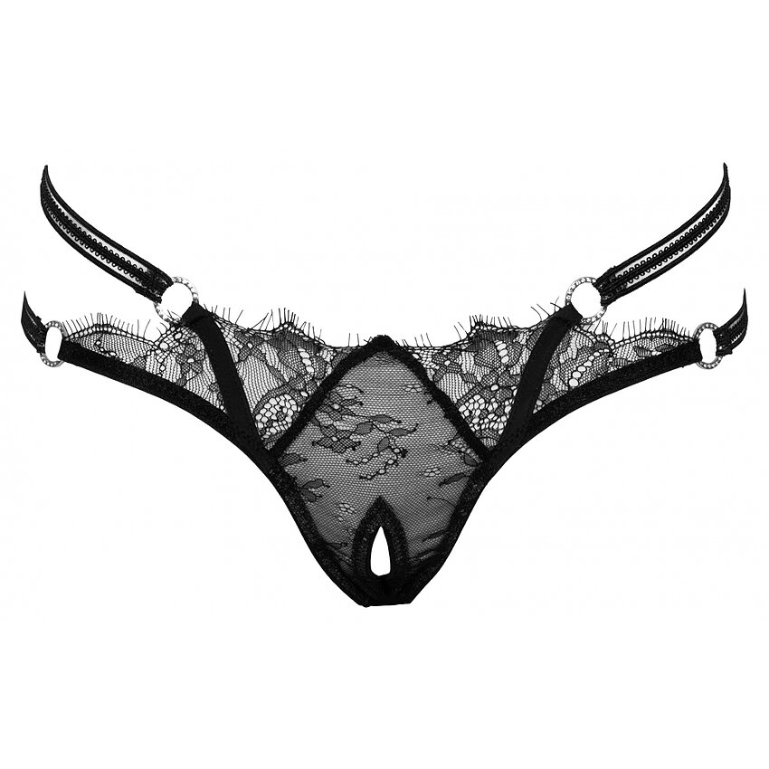 Chilot Decupat Cottelli Collection Agatha Negru