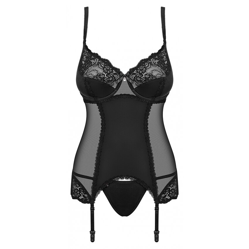 Corset Obsessive Amallie Negru