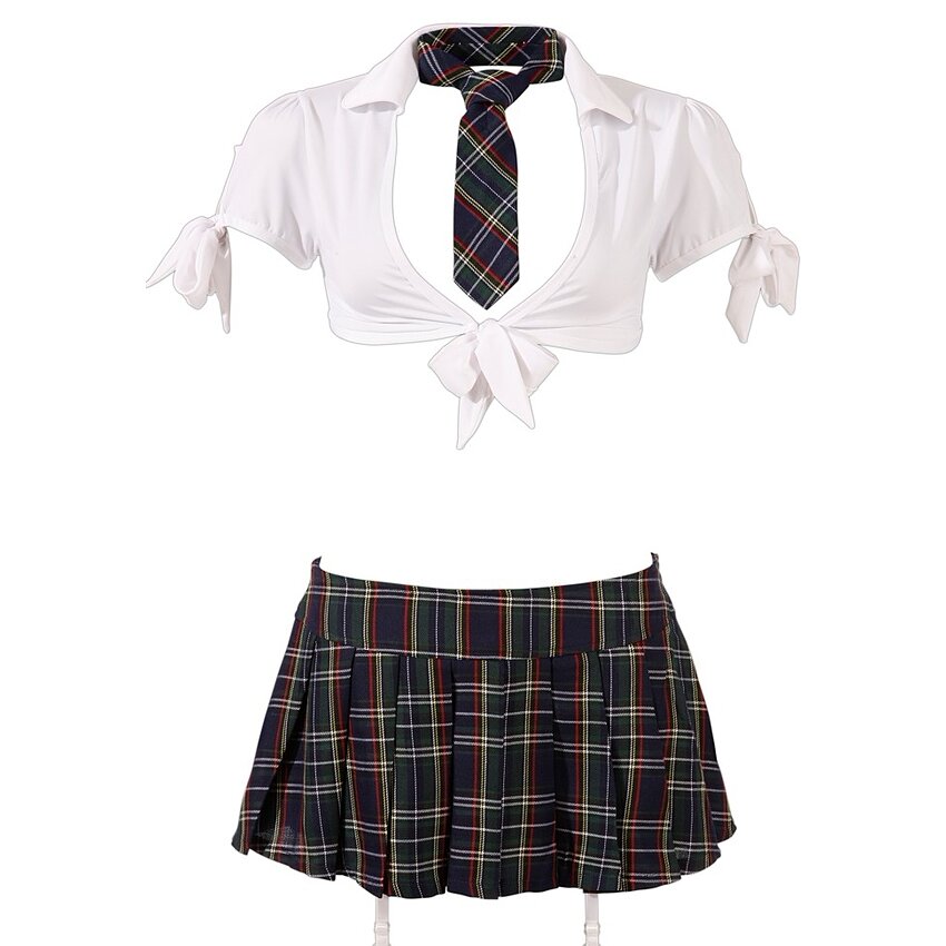 Costum Cottelli Collection Schoolgirl Alb