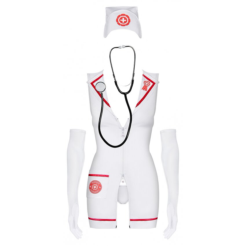 Costum Obsessive Emergency Dress Cu Stetoscop