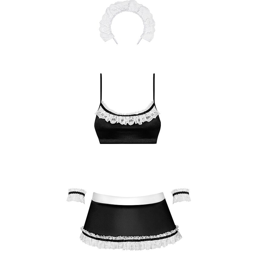 Costum Obsessive Maid Negru