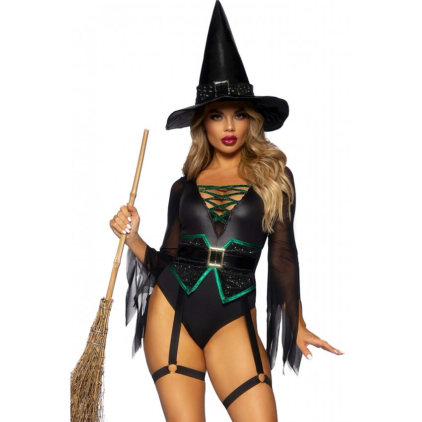 Costum Leg Avenue Classic Witch Negru