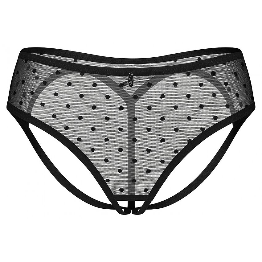 Crotchless Panties Obsessive Nuites Negru