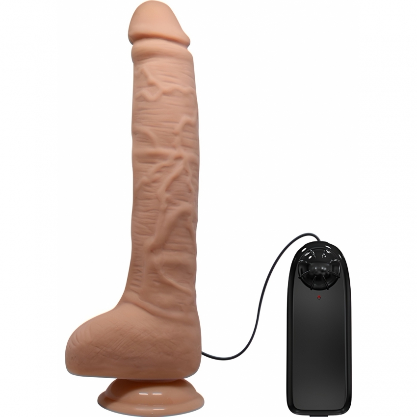 Dildo Cu Cap Bulbos Si Vibratii