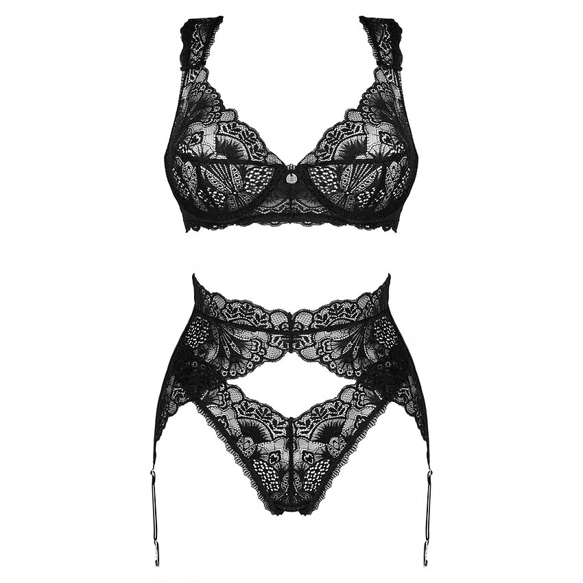 Set Obsessive Donna Dream 3 Piese Negru