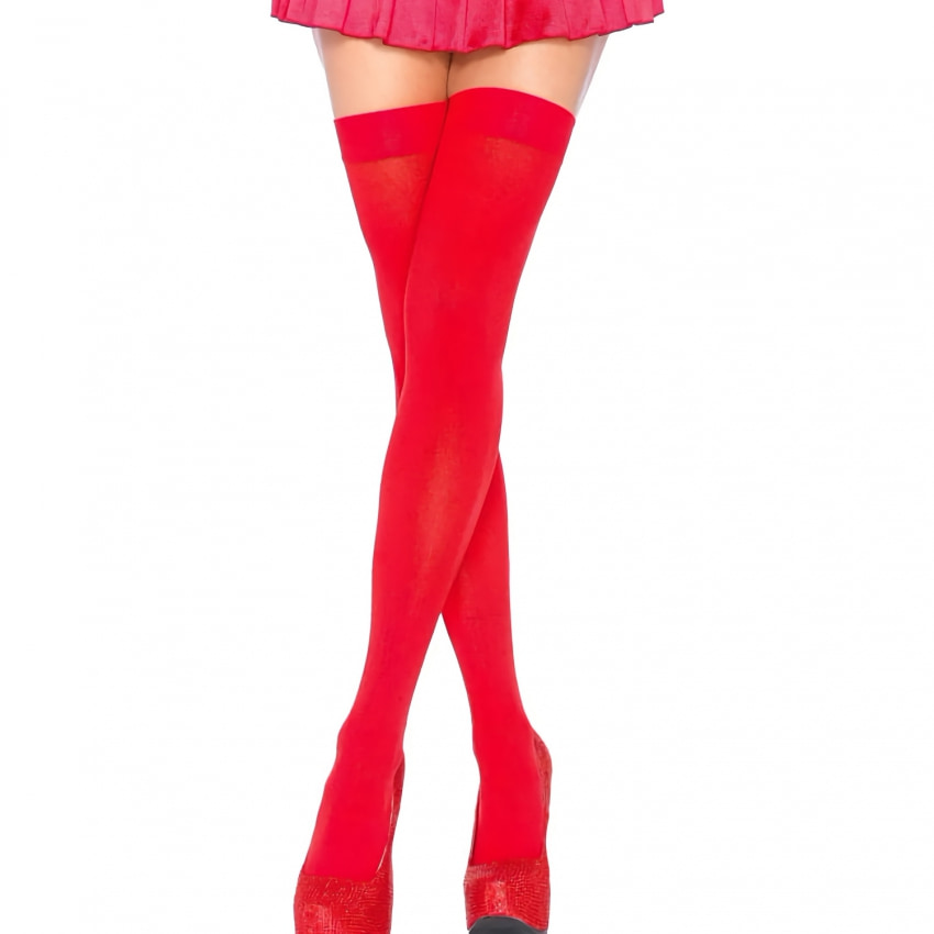 Dresuri Nylon Opace Leg Avenue Rosii