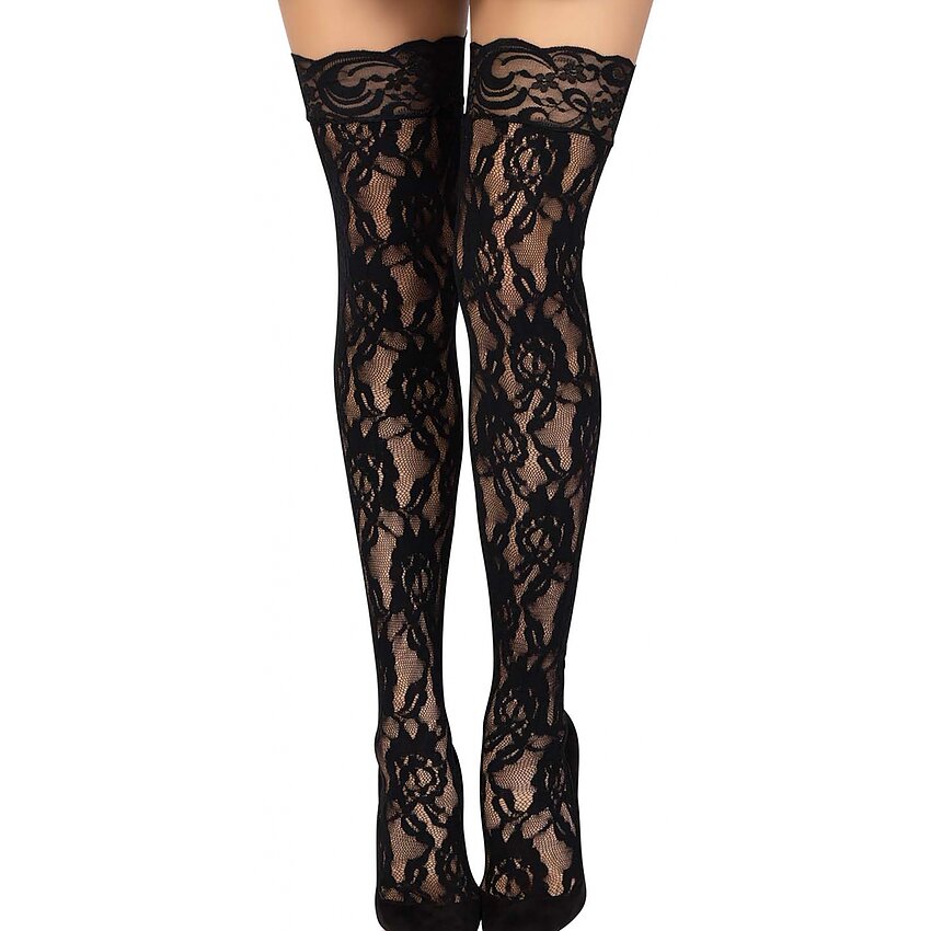 Dresuri Leg Avenue Rose Lace Negru