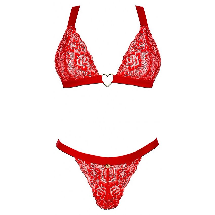 Set Obsessive Elianes 2 Piese Roșu