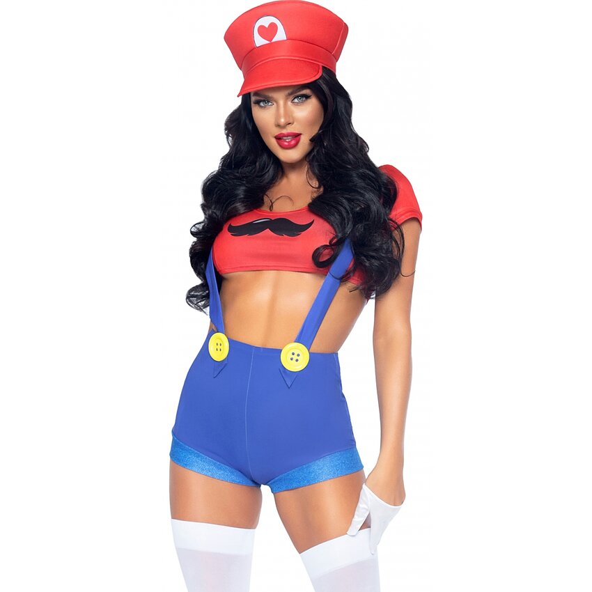 Costum Leg Avenue Gamer Babe Albastru