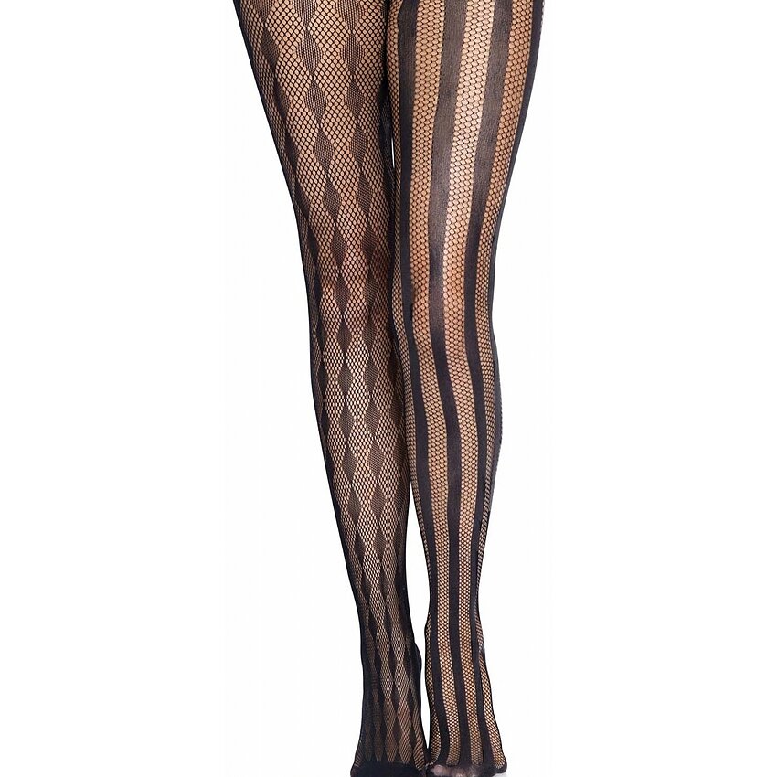 Dresuri Leg Avenue Harlequin Negru