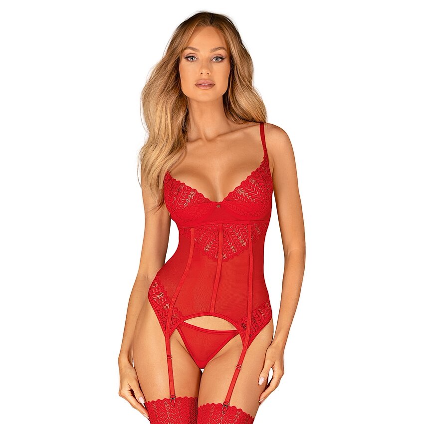 Corset Obsessive Ingridia Roșu