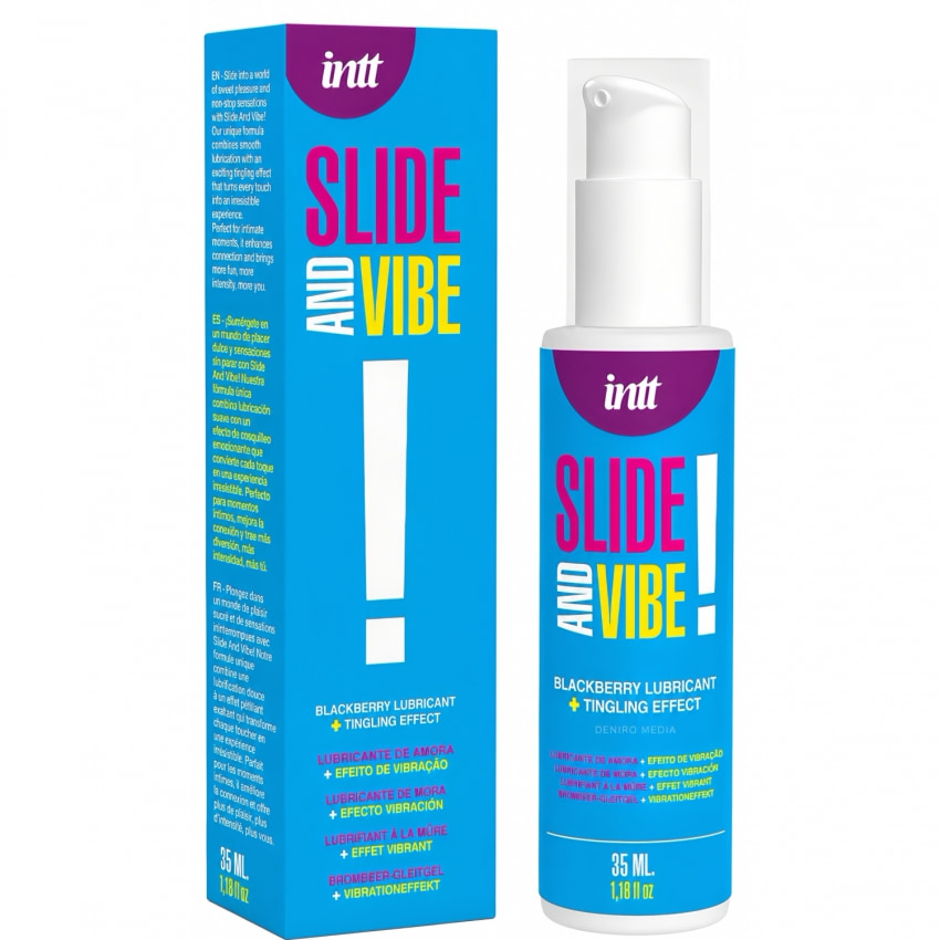 Pret Intt Slide And Vibe Lubrifiant Mure 35 Ml