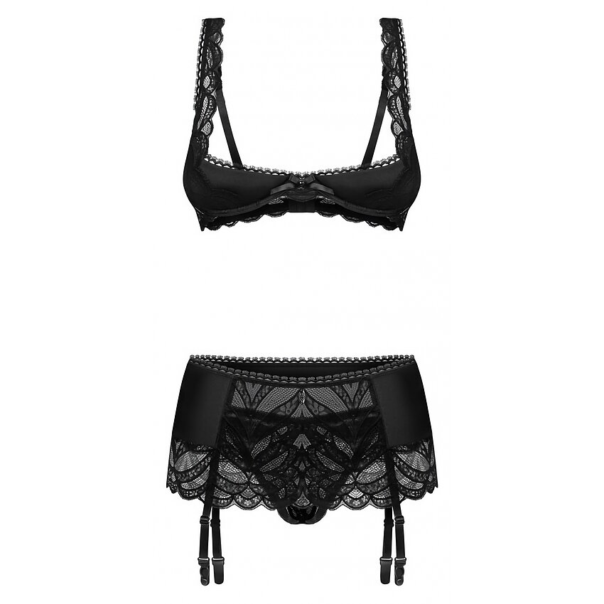 Set Obsessive Lecille 3 Piese Negru