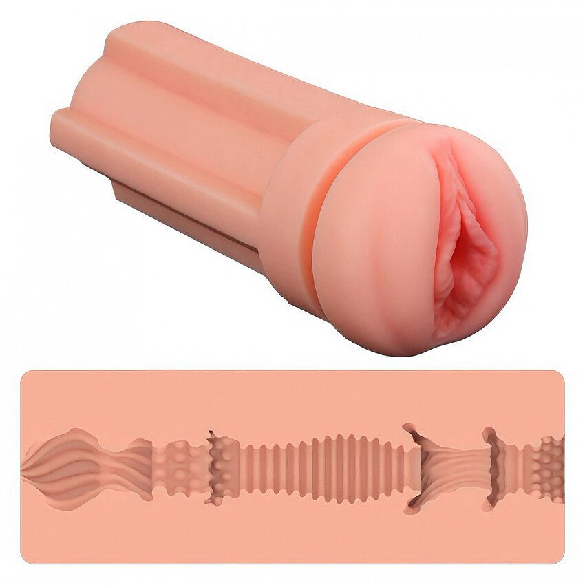Masturbator Forma De Vagin Texturat
