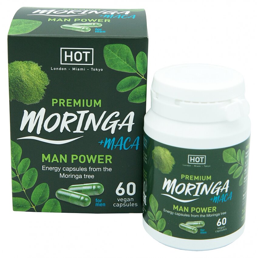 Moringa Power Man Caps