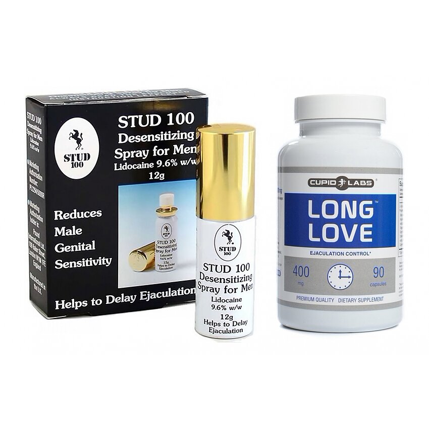 Pachet Spray Stud 100 Și Pastile Long Love