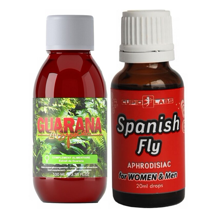 Pachet Picături Afrodisiace Spanish Fly 20ml + Afrodisiac Guarana ZN Special 100ml