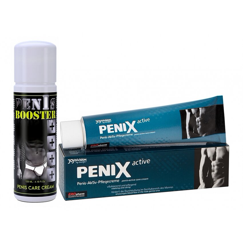 Pachet Cremă Pentru Potență Penis Booster 125ml + Cremă Pentru Potență Penix 75ml