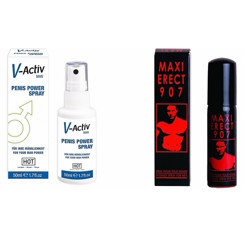 Pachet Spray V-activ Penis Power For Men + Spray Pentru Potenta Maxi Erect 907