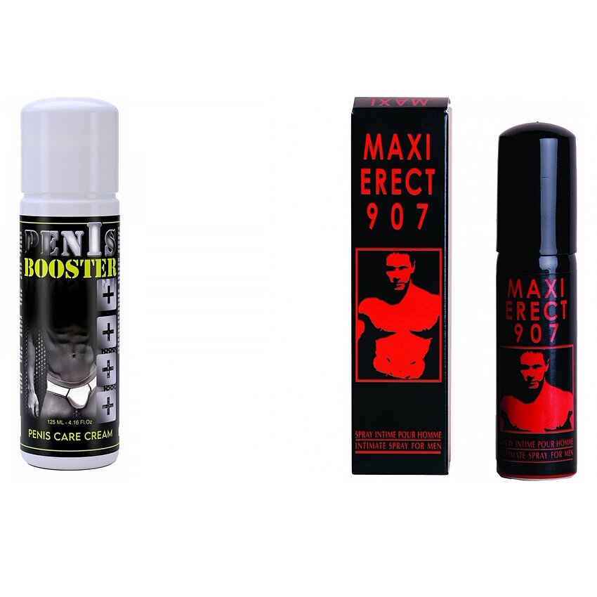 Pachet Crema Pentru Potenta Penis Booster + Spray Pentru Potenta Maxi Erect 907