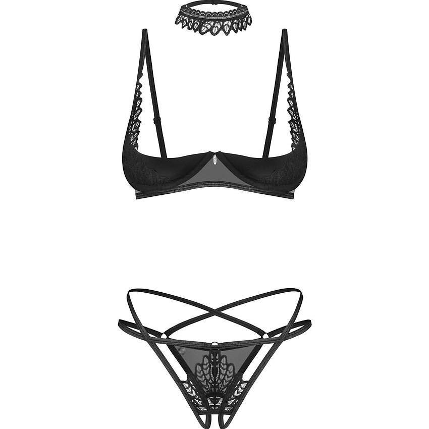 Set 3 Piese Obsessive Donarella Negru