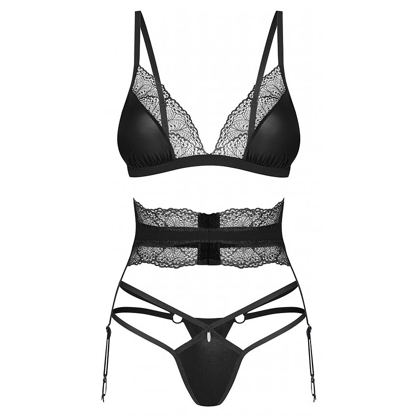 Set 3 Piese Obsessive Lobellis Negru
