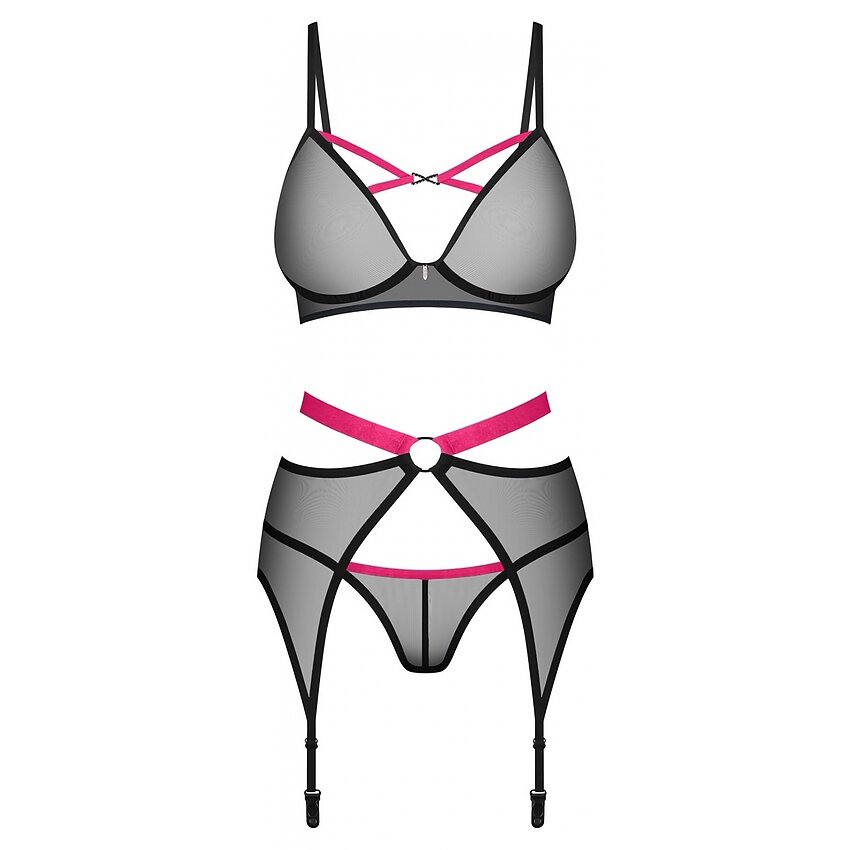 Set 3 Piese Obsessive Novenes Negru