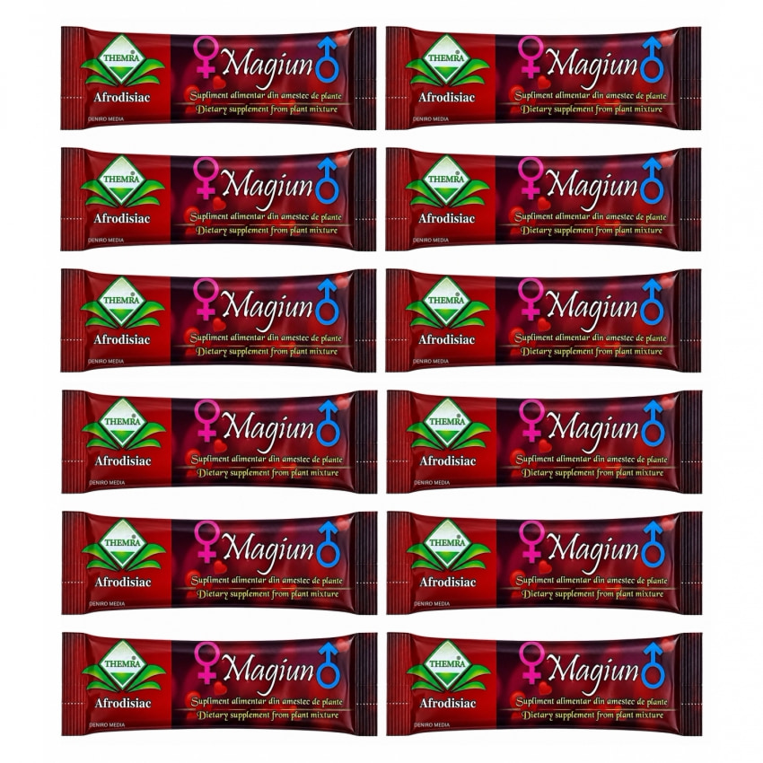 Pachet 12 x Magiun Afrodisiac Potentă 100% Natural Themra
