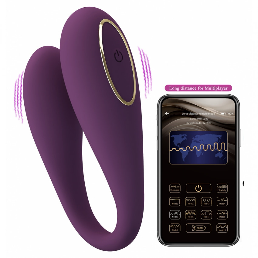 Vibrator Cu Aplicatie Si Bluetooth Pentru Cuplu