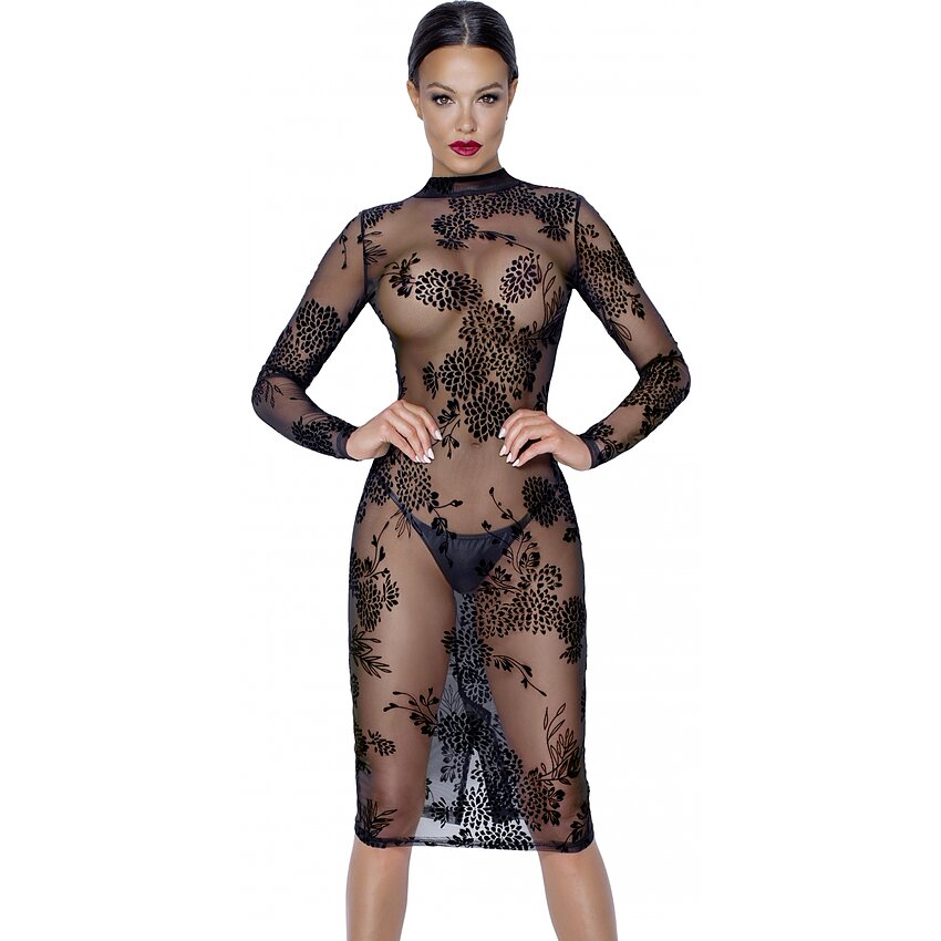 Rochie Noir Handmade Maggie Negru